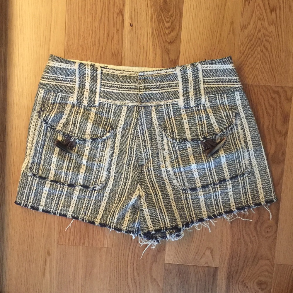 Derek Lam 10 Crosby Striped Shorts Size 12
